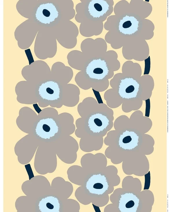 Unikko Linen fabric