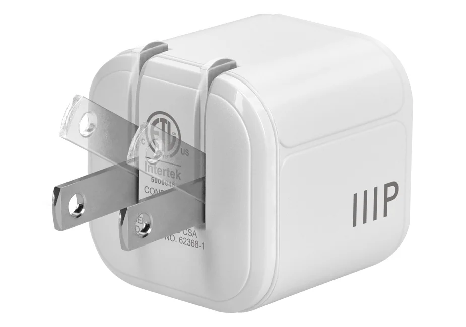 45W USB‑C® Mini Cubic GaN Charger In White