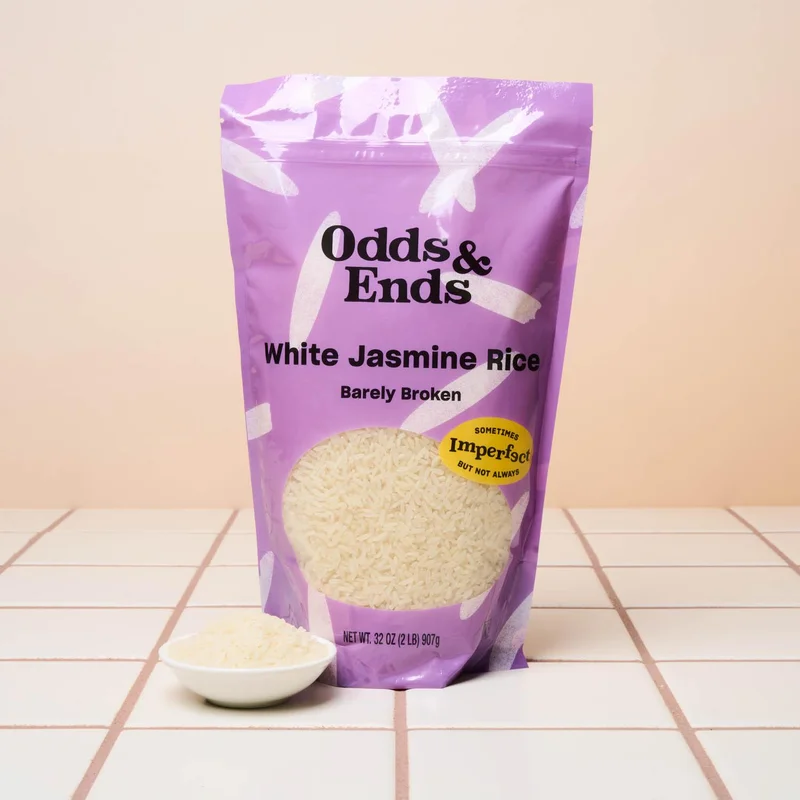 U.S. Grown Broken White Jasmine Rice, 32 Oz