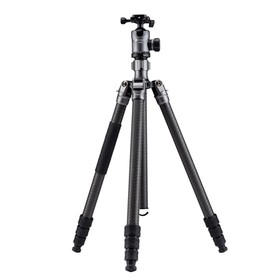 FotoPro Sherpa Max 4-Section Carbon Fiber Tripod/Monopod with FPH-62QS Ball Head, Black