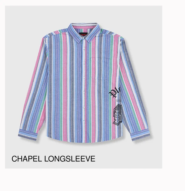 CHAPEL LONG SLEEVE BUTTON UP