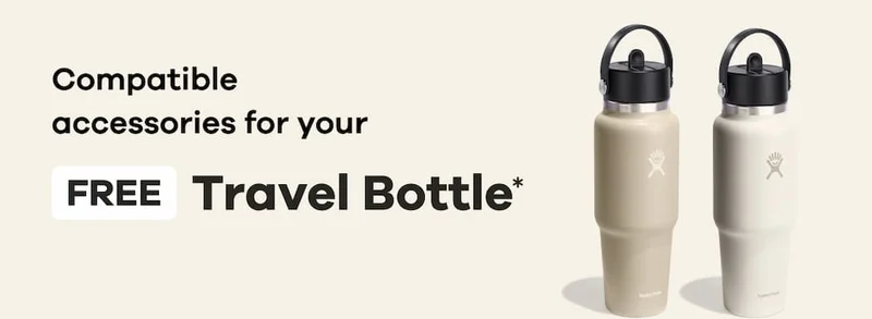 Compatible accessories for your FREE Travel Bottle