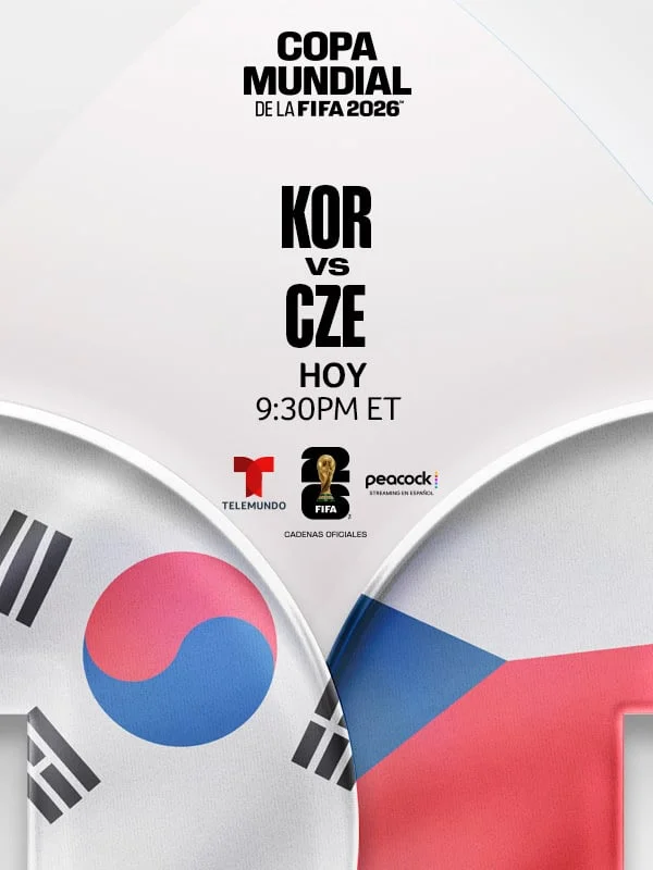 COPA MUNDIAL DE LA FIFA 2026 - KOR VS CZE | HOY 9:30p ET