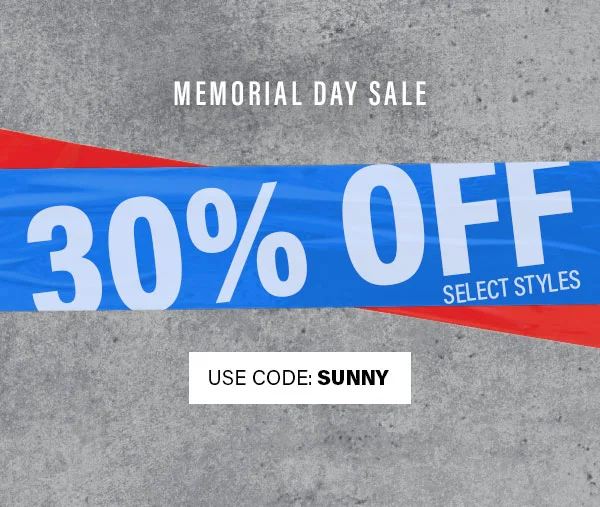 Memorial Day Sale 30% Off use code Sunny