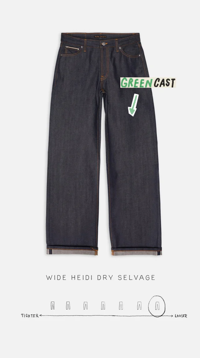 Wide Heidi Dry Selvage
