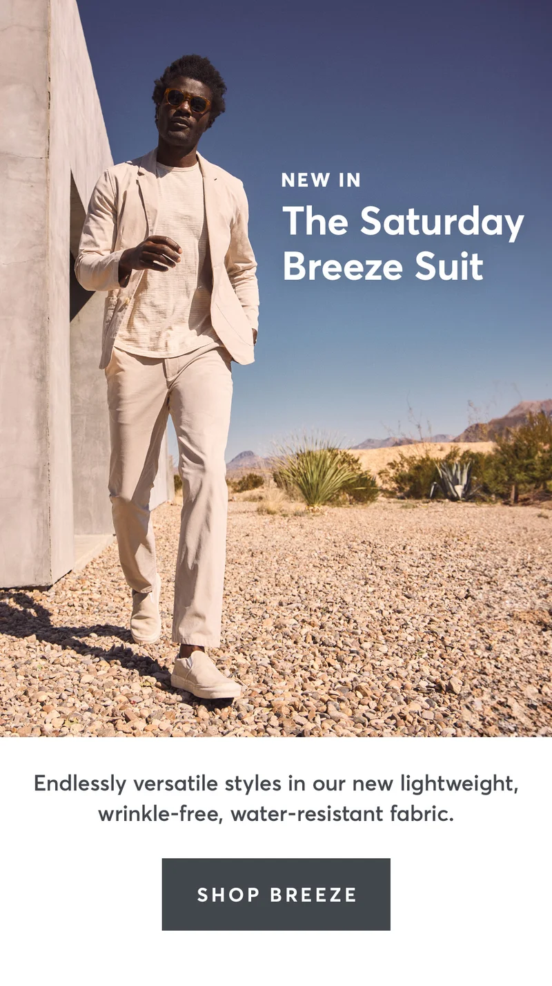 Oh hey, Saturday Breeze Suit.