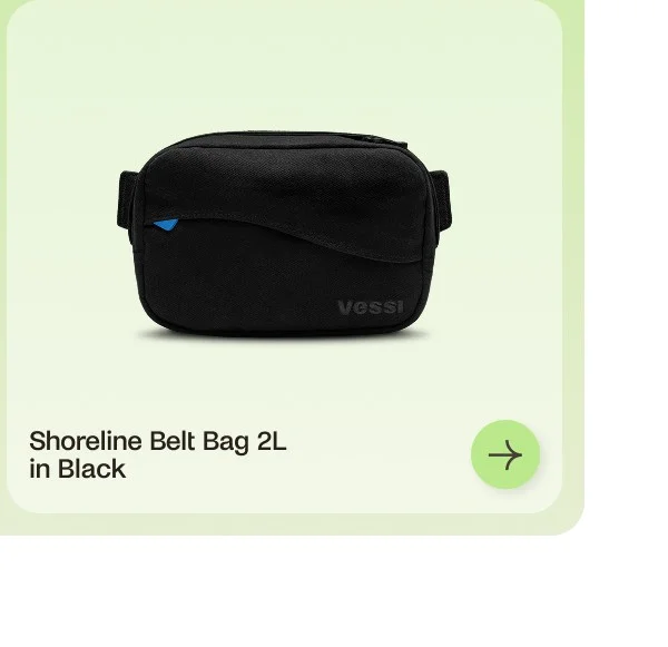 Shoreline Belt Bag 2L in black