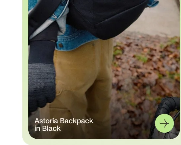 Astoria in Backpack in Black