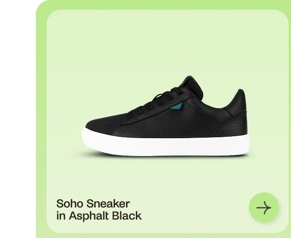 Soho Sneaker in Asphalt Black