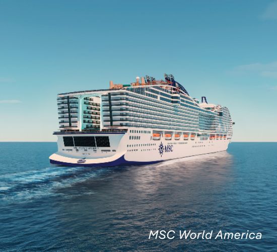 MSC&nbsp;World America at Sea – Click to View Cruises & Book Now