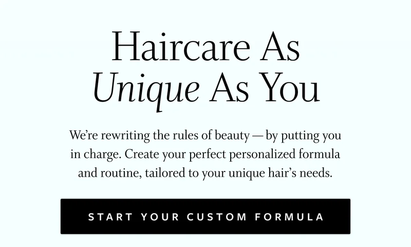 Hair Care As Unique As You