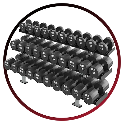 Hammer Strength 12-Sided Urethane Dumbbells | Outlet Savings