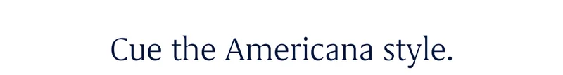 Cue the Americana style. Cue the Americana style.