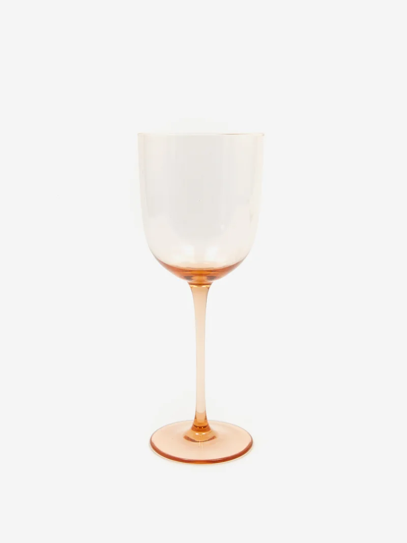 Image of ferm LIVING Host White Wine Glasses Set of 2 - Blush