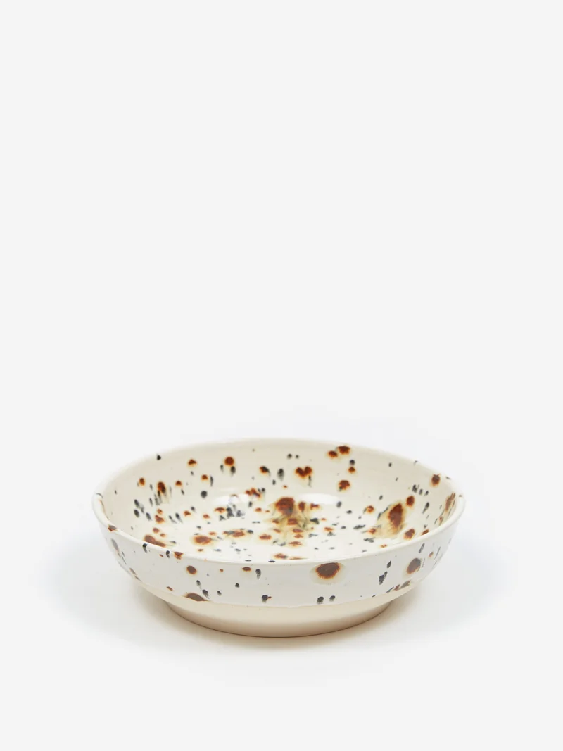 Image of Liam Owen x Goodhood Freckle Handmade Pasta Bowl - Freckle Glaze