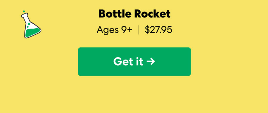 Get the Bottle Rocket now!