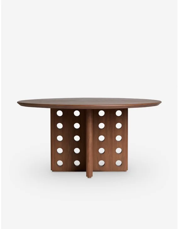 Reika Round Dining Table by Sarah Sherman Samuel-Chestnut