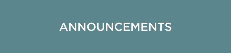 Announcements