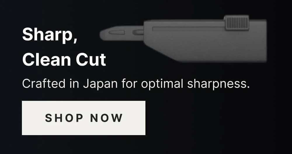 Sharp, Clean Cut Crafted in Japan for optimal sharpness. [ SHOP NOW ]