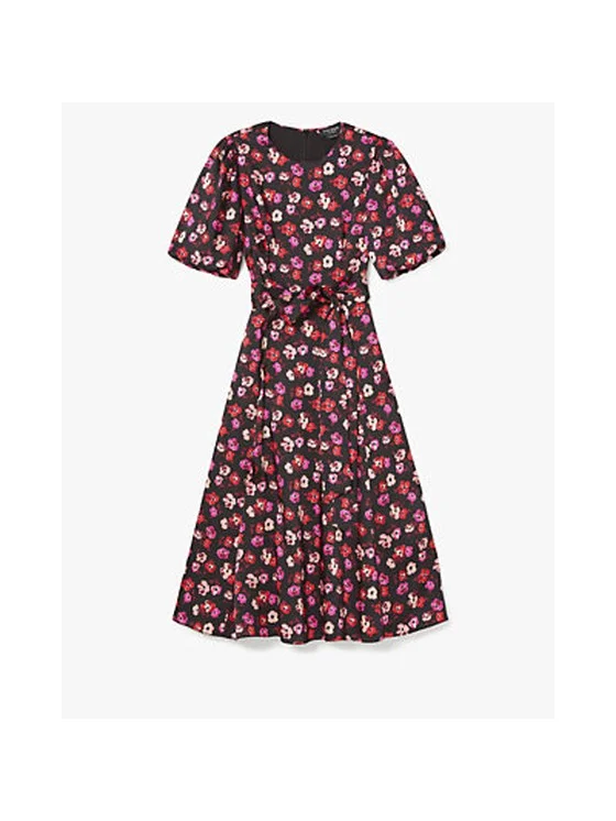 Fall Poppies Matinee Dress