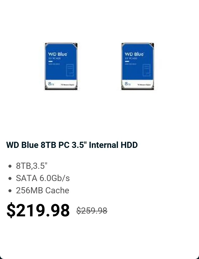 WD Blue 8TB PC 3.5
