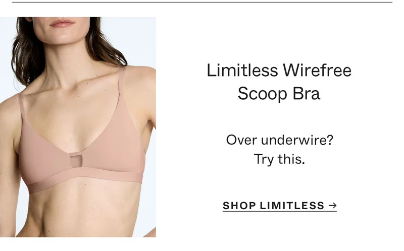 Limitless Wirefree Scoop Bra