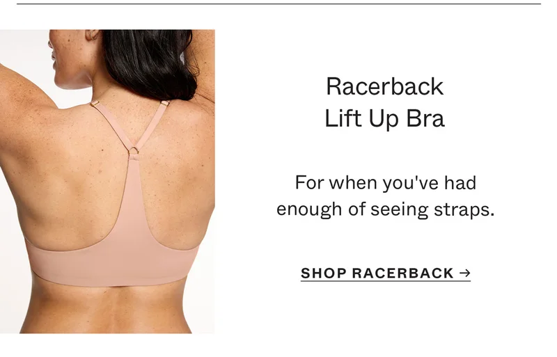 Racerback Lift Up Bra