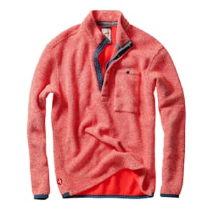 Terry Snap-Zip Mock