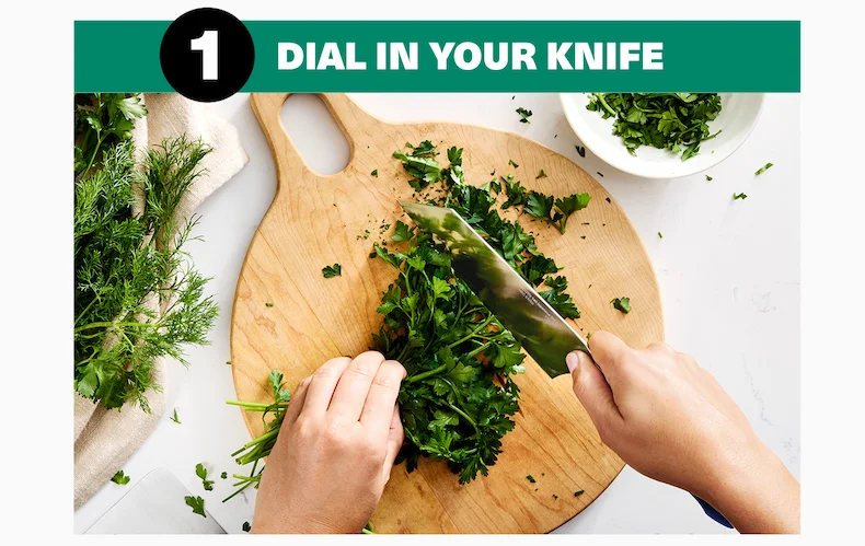 1. Dial in your knife