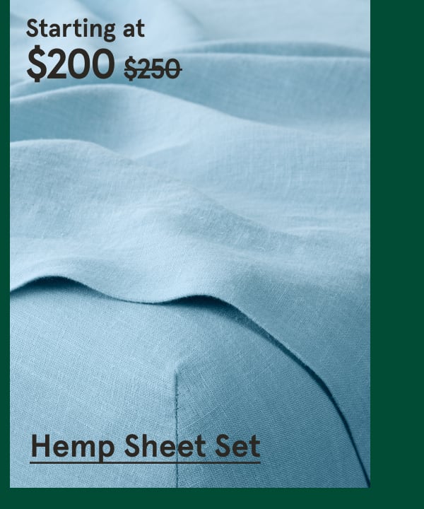 Hemp Sheet Set