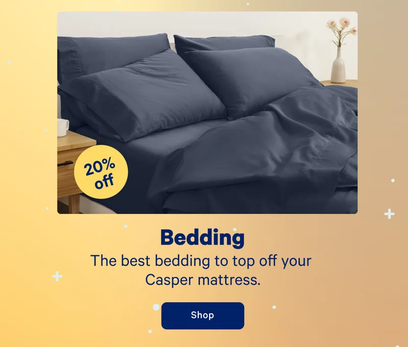 Bedding; The best bedding to top off your Casper mattress.