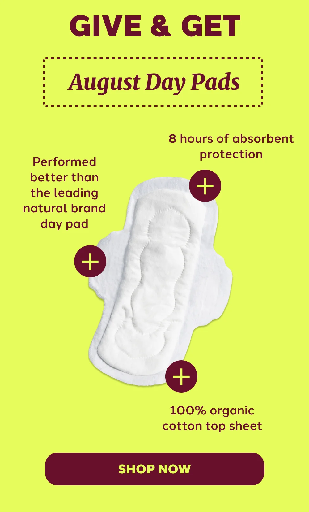 August Day Pads [SHOP NOW]
