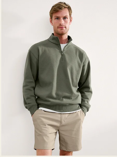LuxeFleece Men's Half Zip Pullover