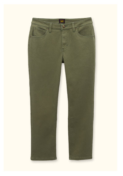 Women's Legendary Straight Crop Green