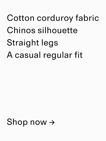 Cotton corduroy fabric text Shop now