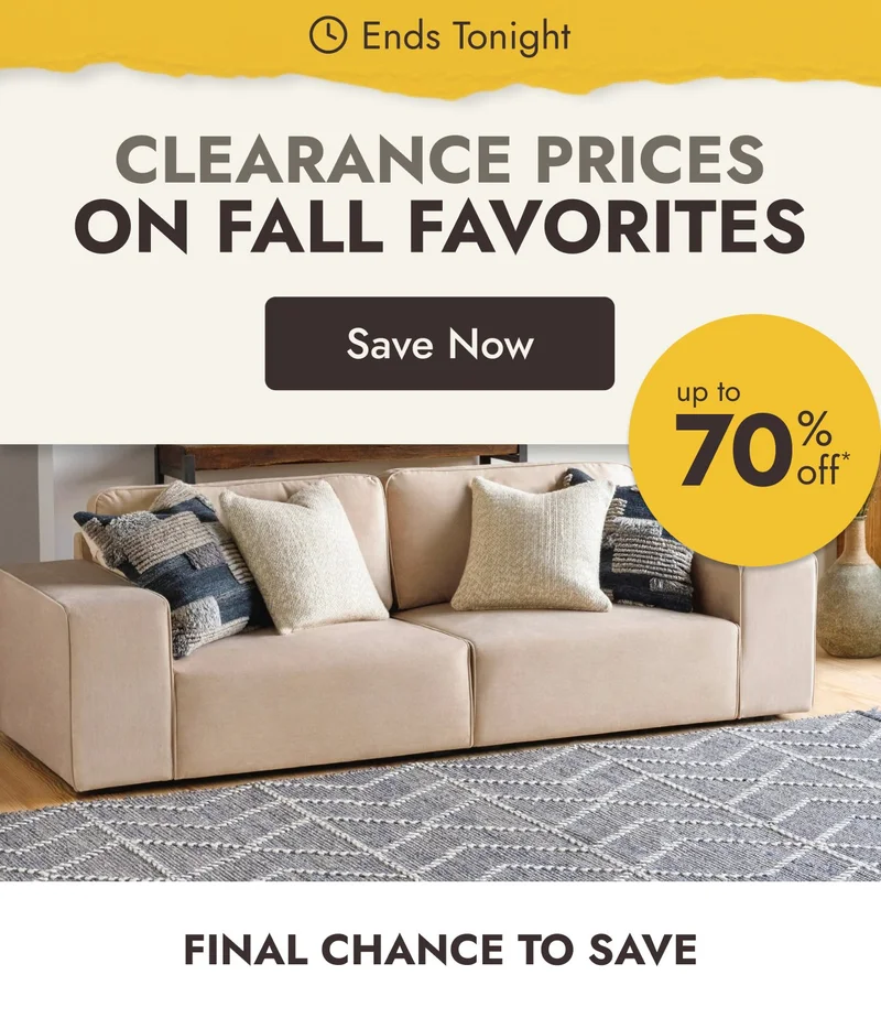 4-Day Fall Clearance!