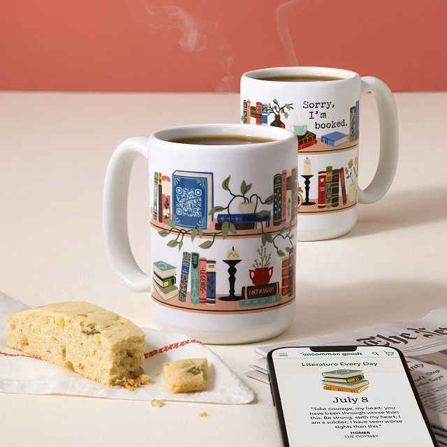 Literature Every Day Interactive QR Mug