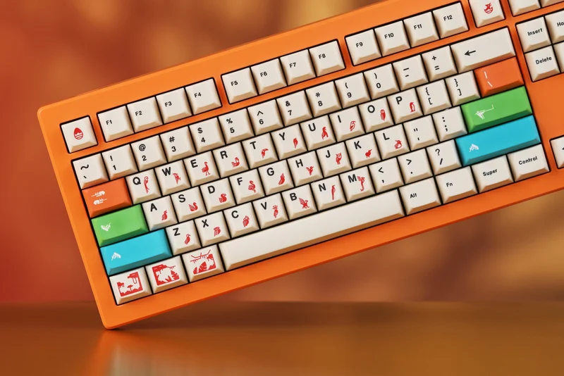 Drop + ArqKeebs DCD Bird Jungle Keycap Set