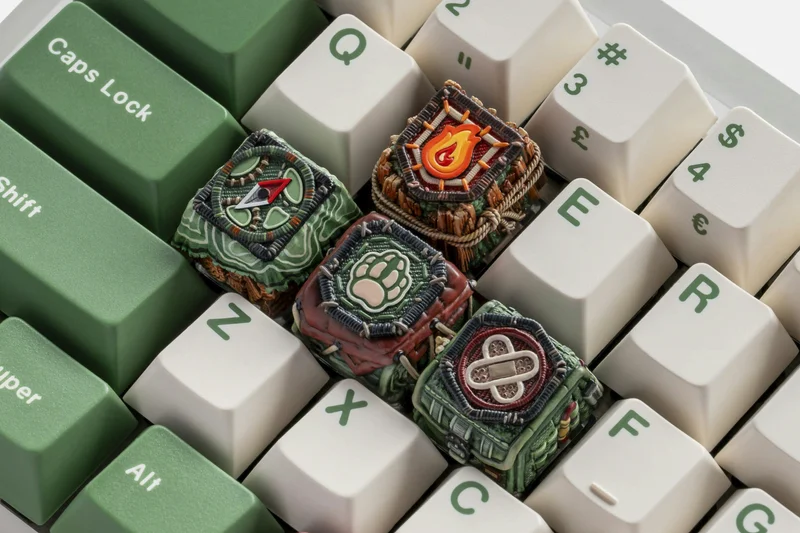 Dwarf Factory The Camper Badge Artisan Keycap