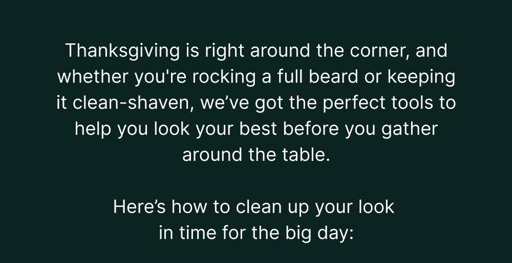 Thanksgiving is right around the corner, and whether you're rocking