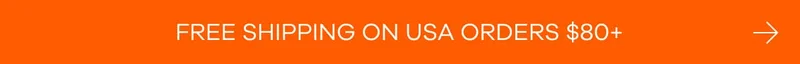 Free Shipping on USA orders $80+