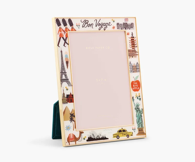 Image of 5x7 Picture Frame - Bon Voyage