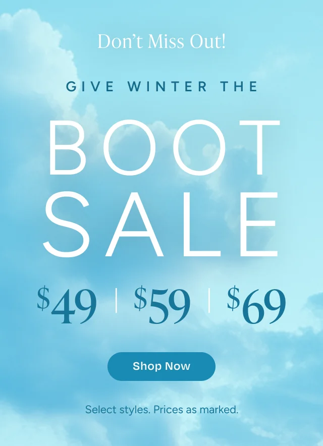 Give Winter The Boot Sale - Image