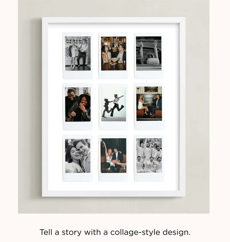 Tell a story with a collage-style design.