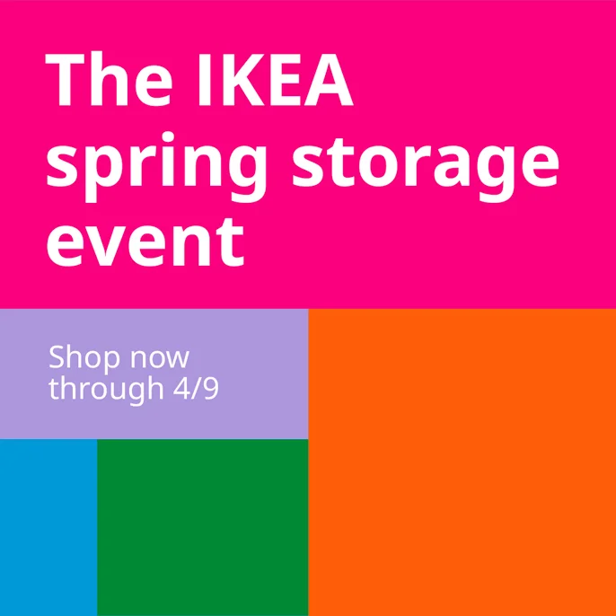 The IKEA spring storage event