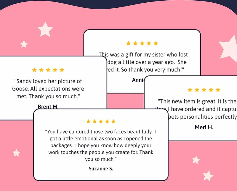 Five star reviews