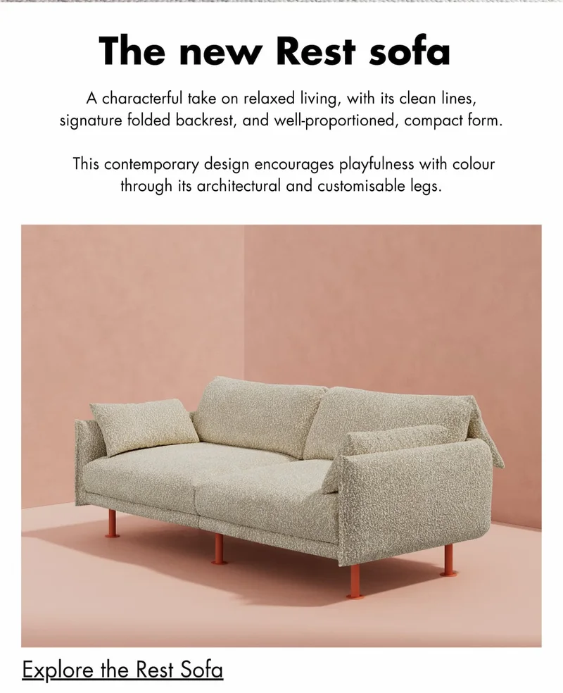 The new rest sofa