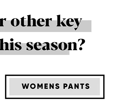 Womens Pants