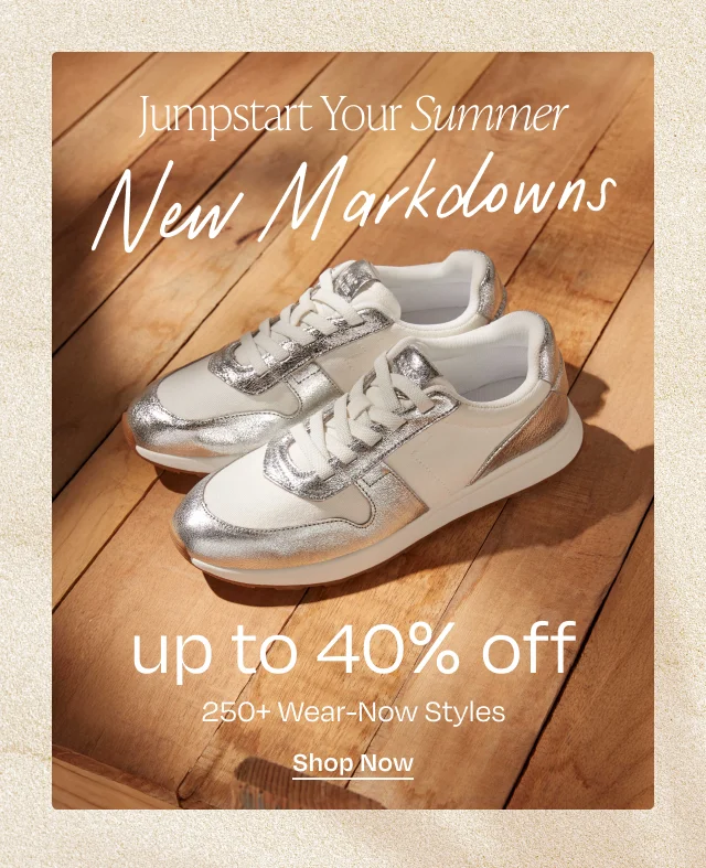 Shop New Markdowns - Button