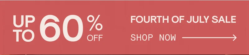Sitewide up to 60% off now